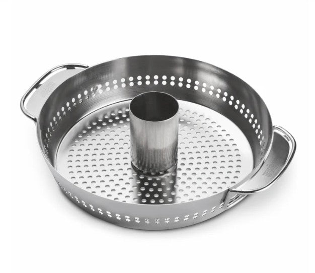 Weber Poultry Roaster Gourmet Barbecue System GBS BBQ Stainless Steel (W)40.5cm - Image 2