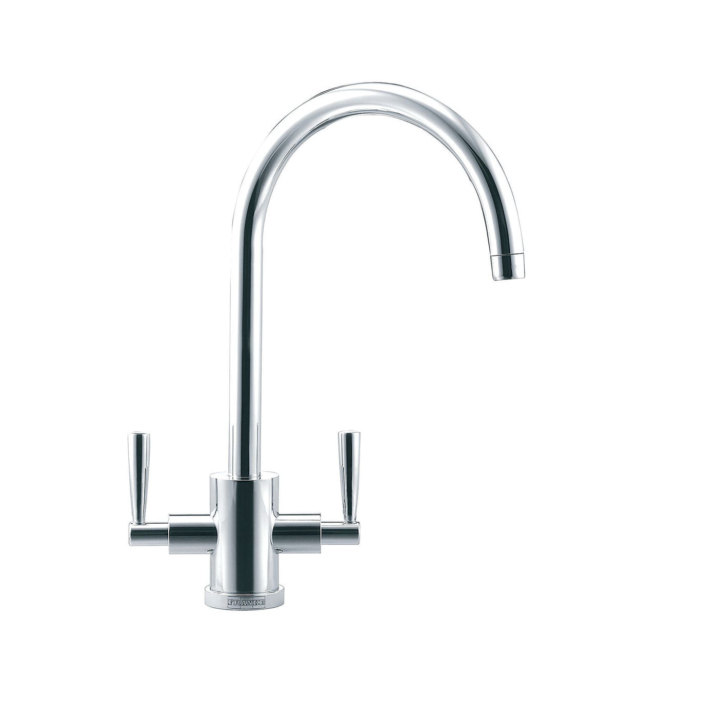 Franke Kitchen Sink Tap Olympus Chrome Effect Faucet Double Lever Mixer - Image 1