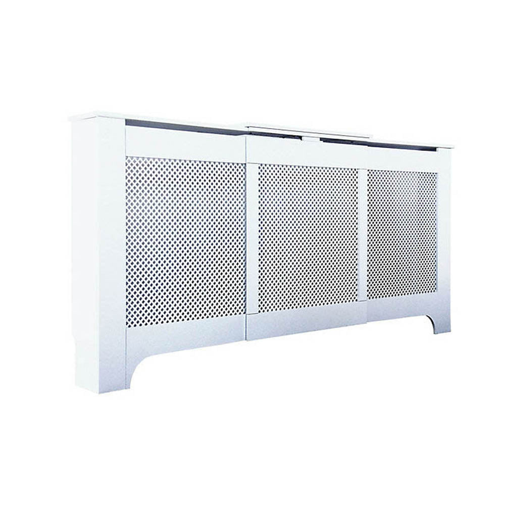 Mayfair Radiator Cover Cabinet White MDF Modern (H)915 x (W)2000 x (D)215 mm - Image 1