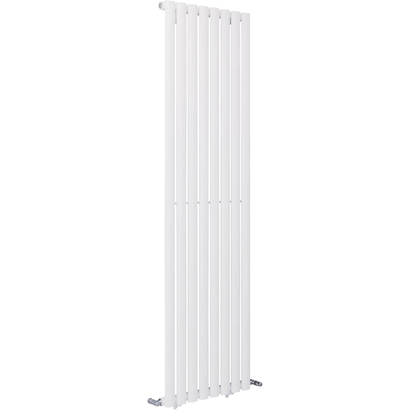 Blyss Designer Radiator Wickham White Vertical 3339BTU (W)480 x (H)1800mm - Image 3