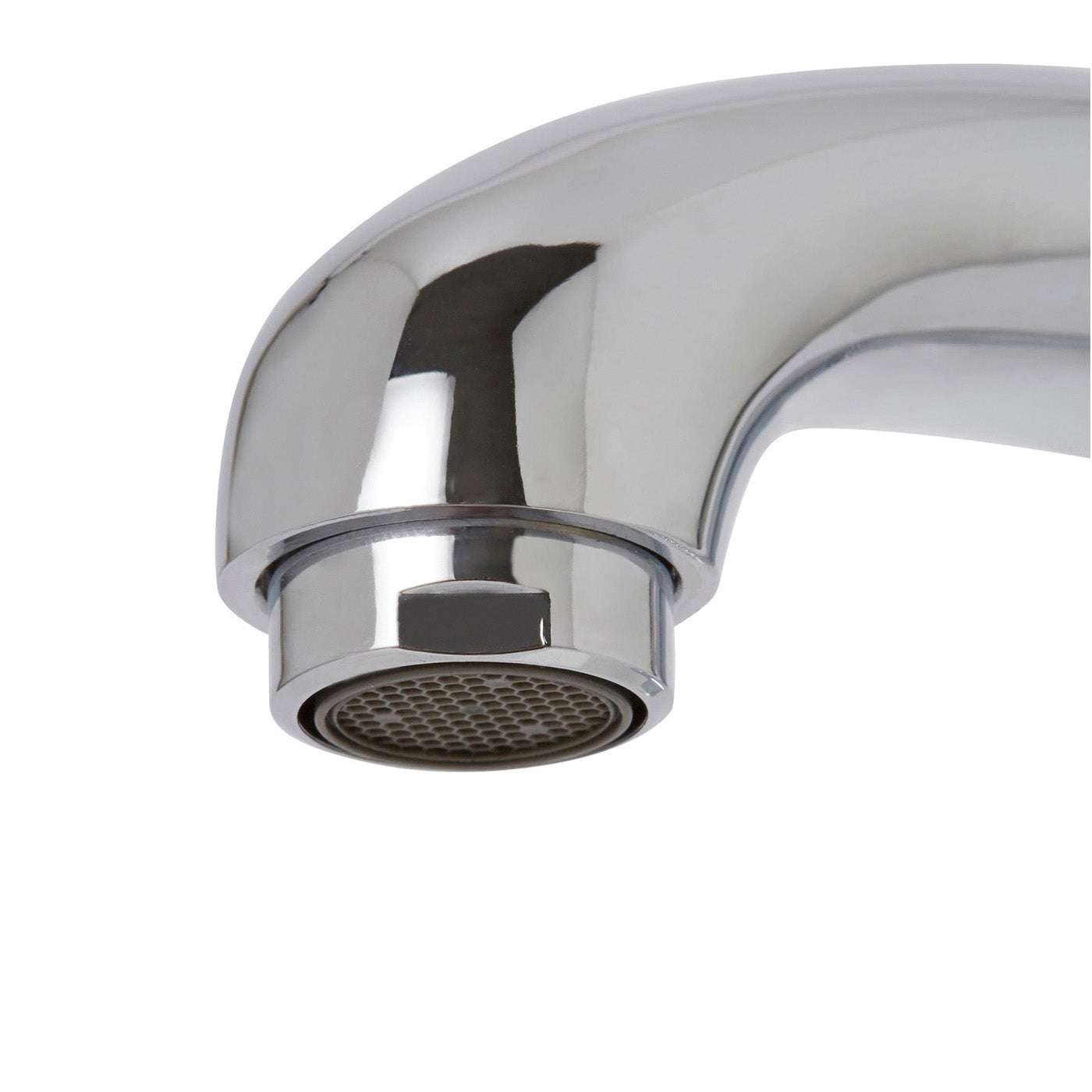Kitchen Sink Tap Monobloc Mixer Chrome Double Lever 1/4 Turn Brass Modern Faucet - Image 3