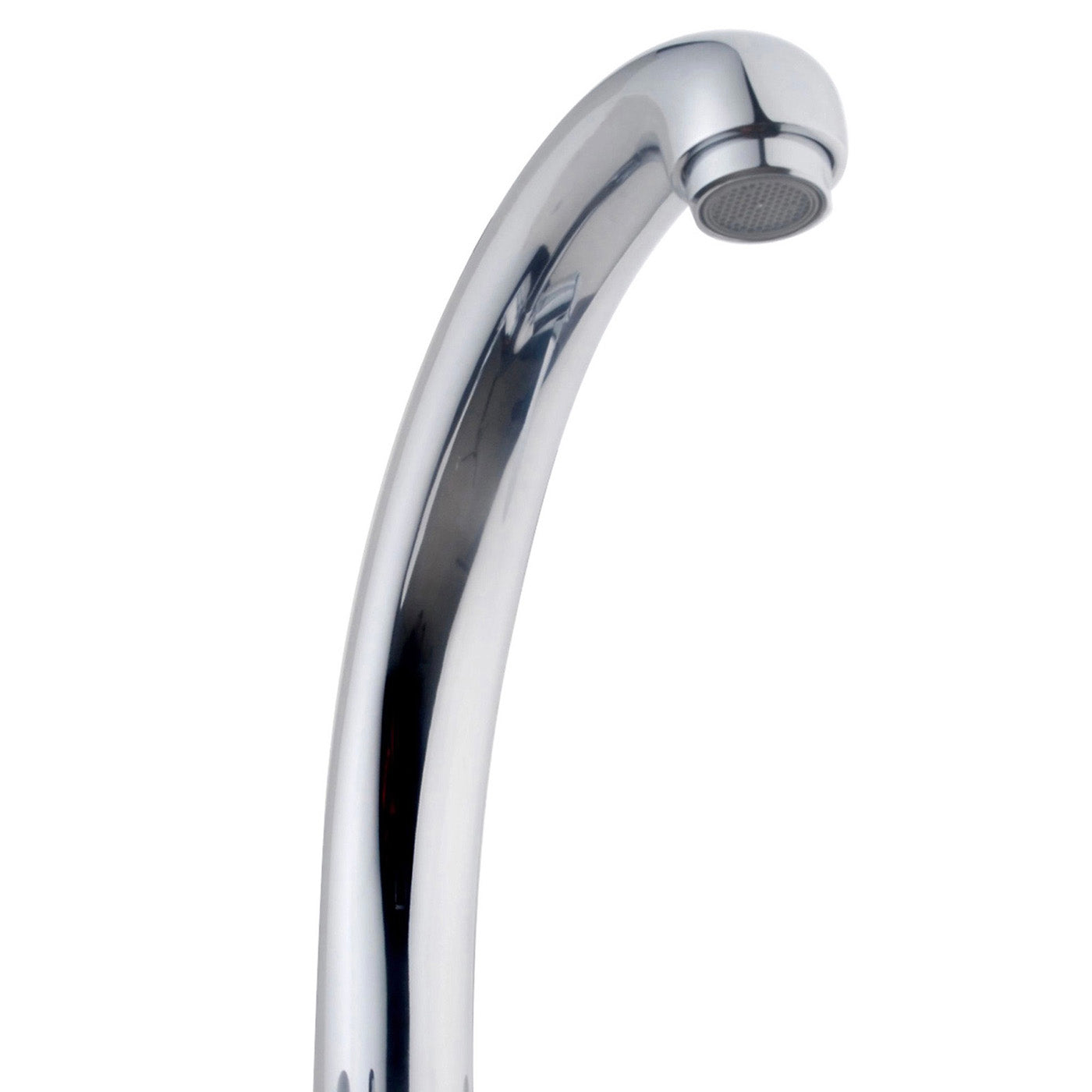 Kitchen Sink Tap Monobloc Mixer Chrome Double Lever 1/4 Turn Brass Modern Faucet - Image 4