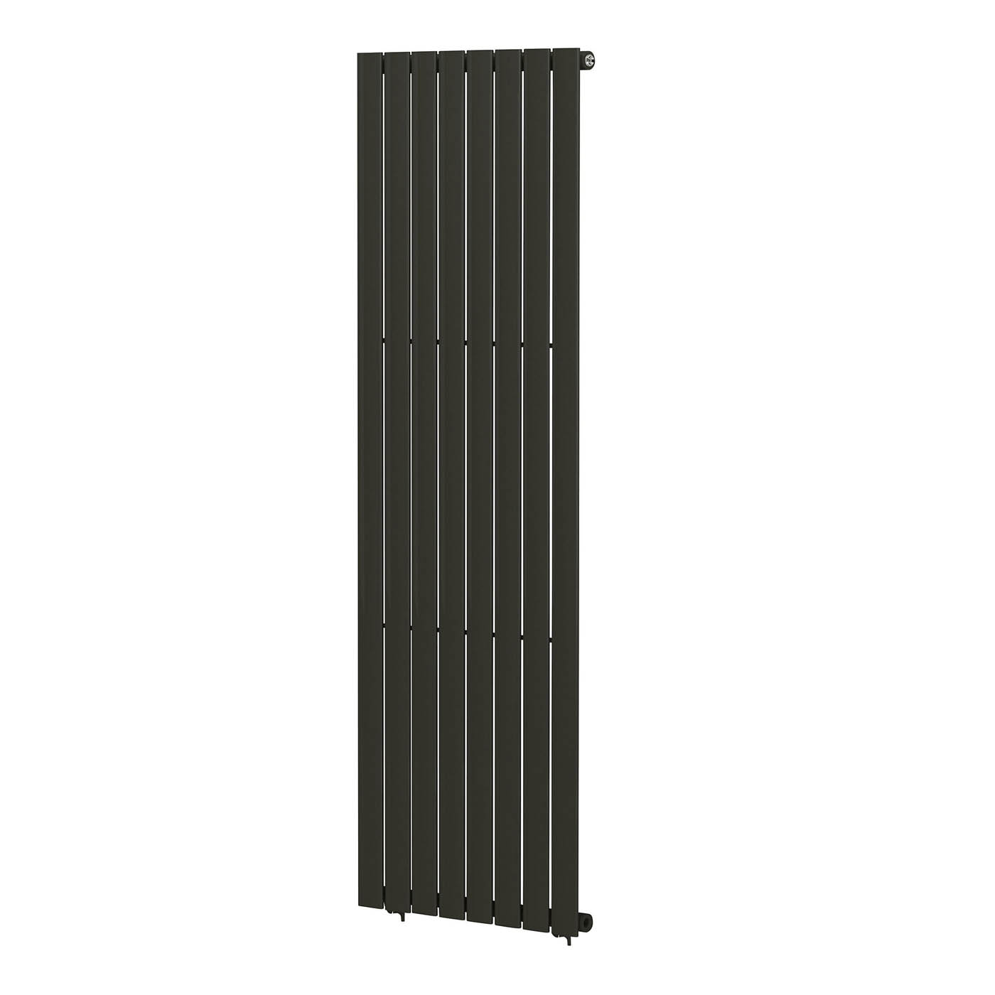 Blyss Designer Radiator Faringdon Anthracite Vertical 3468BTU (W)604 x (H)1800mm - Image 1