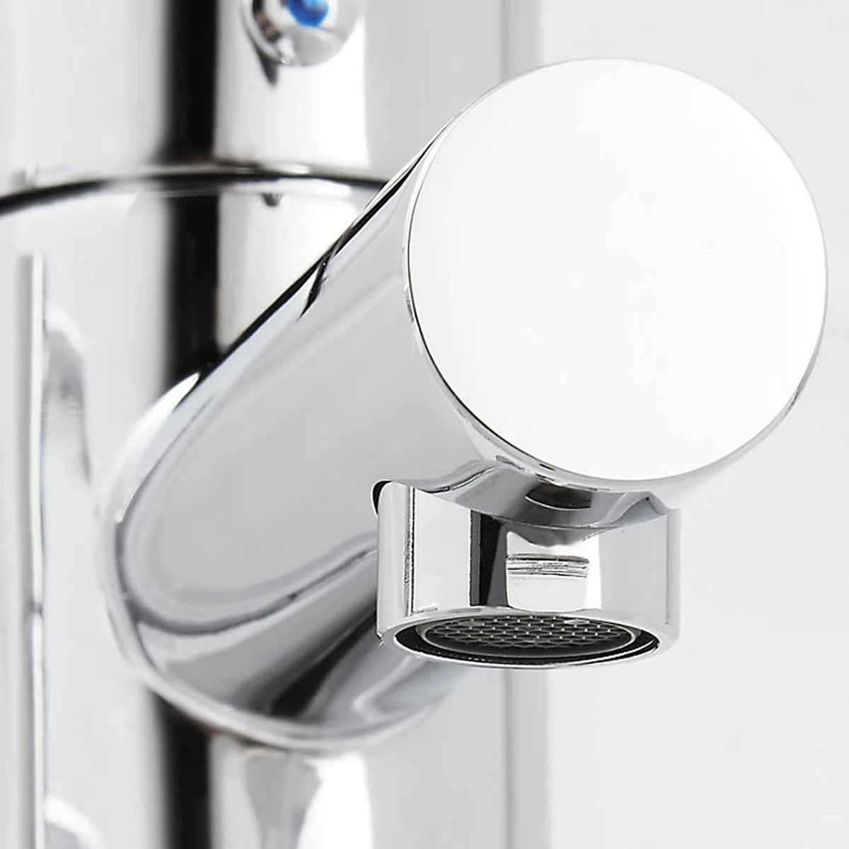 Bath Pillar Taps Pair Bathroom Tub Filler Brass Chrome Plated For High Pressure - Image 4