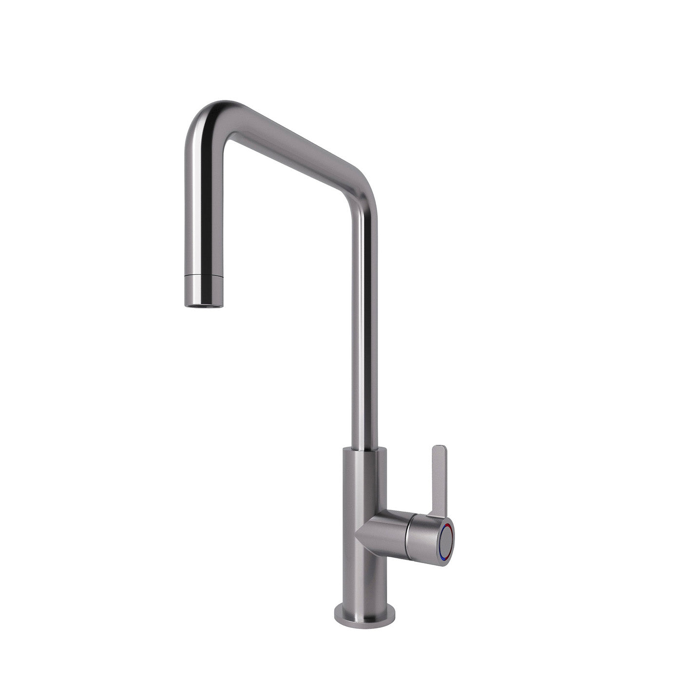 Kitchen Sink Tap Mixer Stainless Steel Single Lever Ceramic Cartridge Faucet - Image 1