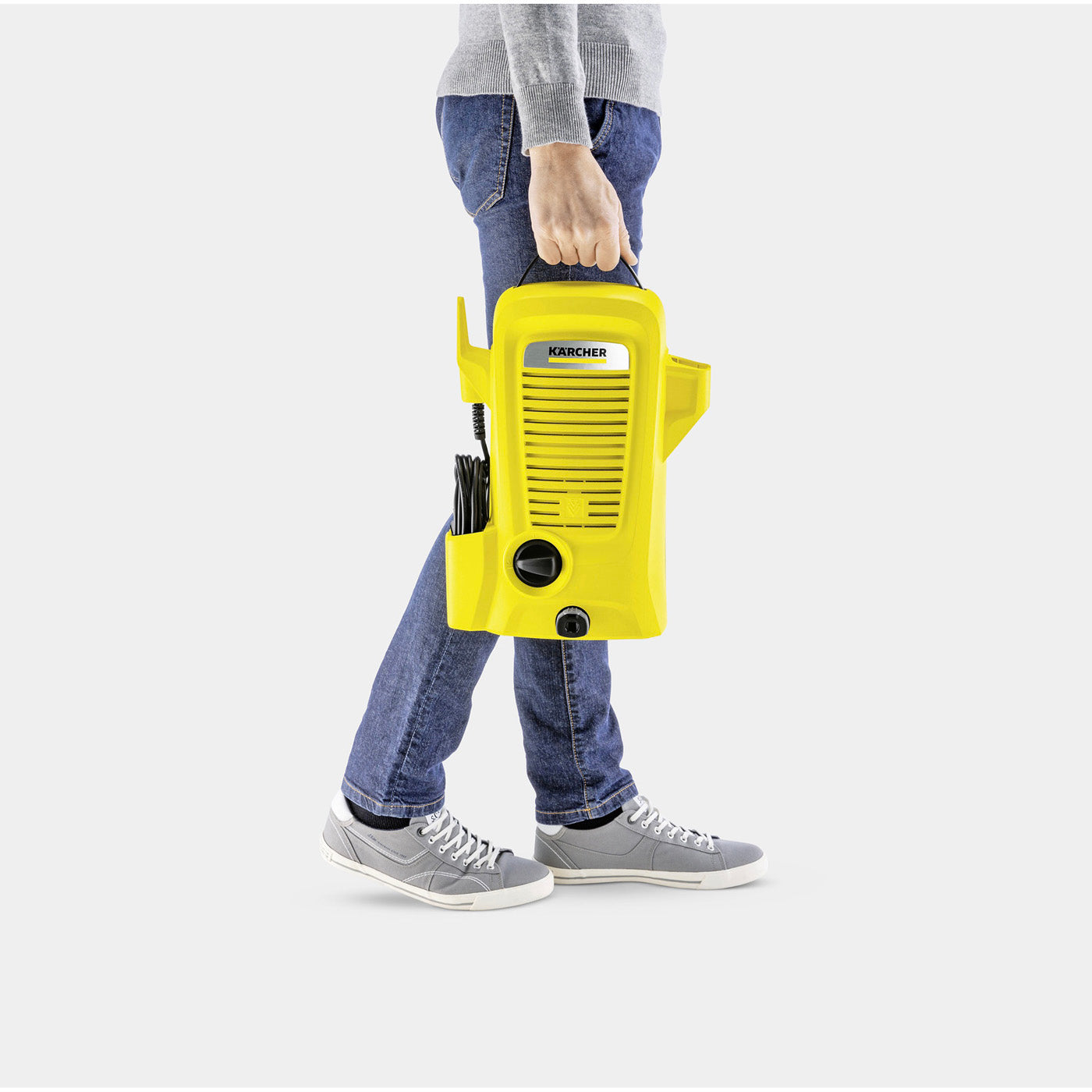 Karcher K2 Pressure Washer Electric Garden Patio Cleaner Jet Car Wash 1.4kW - Image 2