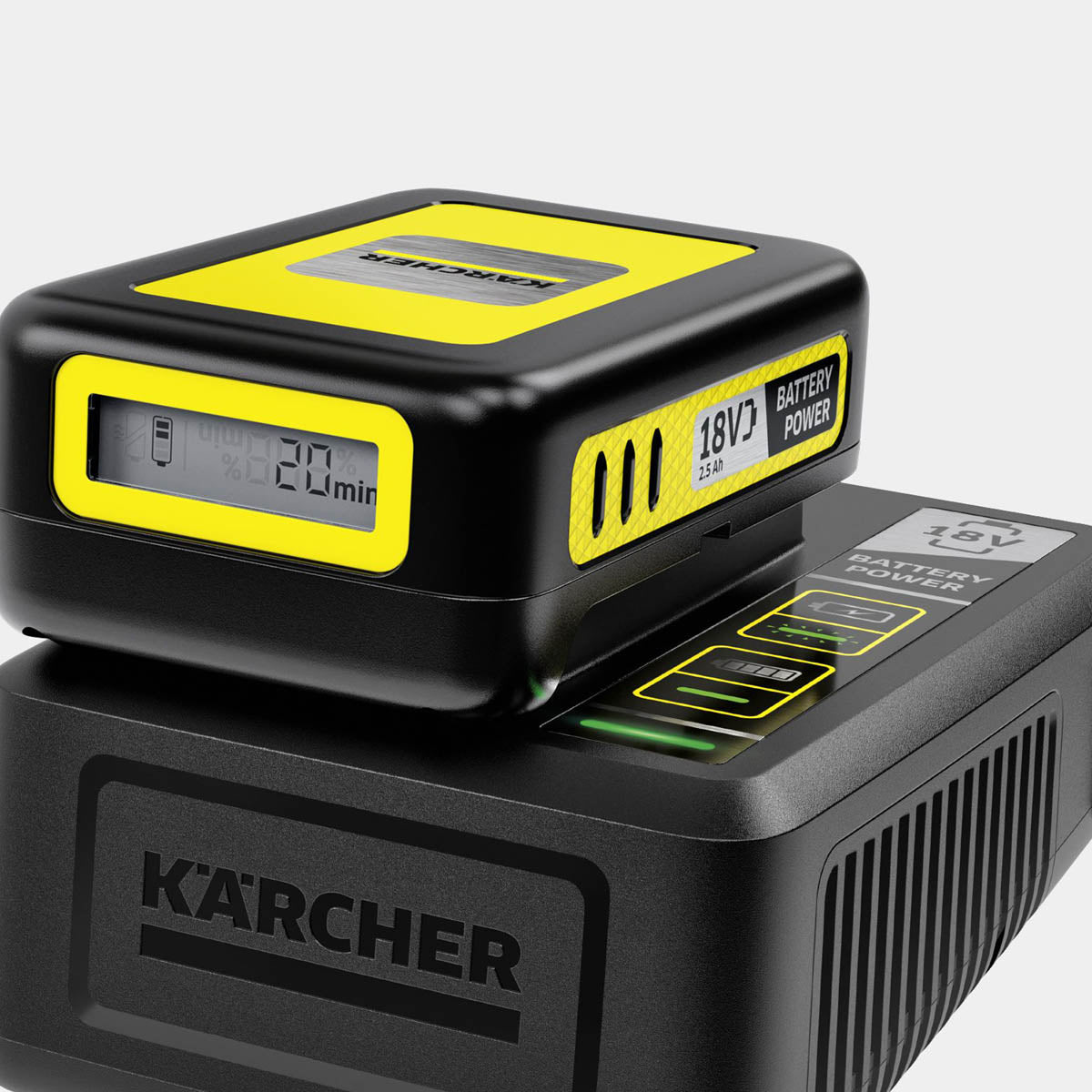 Karcher Fast Battery Charger 2.445-036.0 2.5A 18V Li-Ion Compact Wall Mount - Image 3
