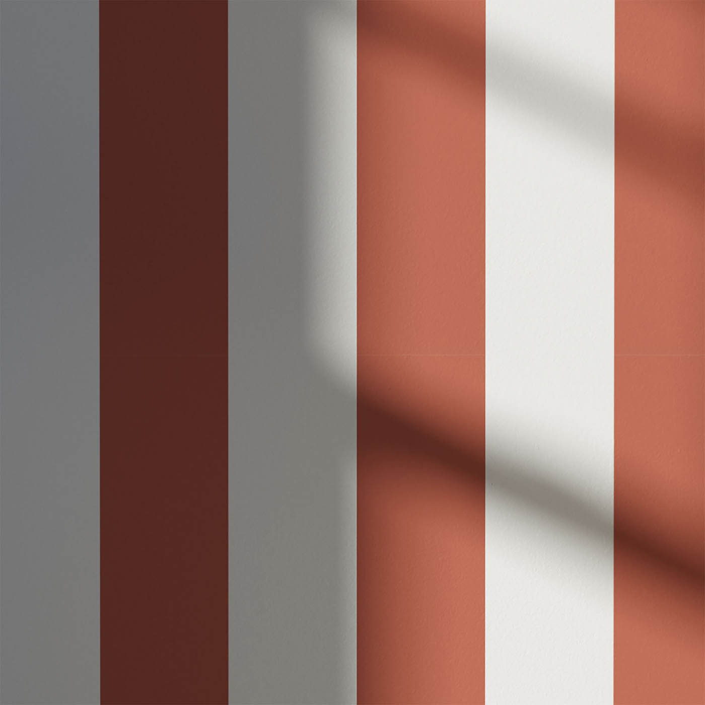 Wallpaper Red And White Stipes Textured Wipeable Home Living Room Bedroom 10m - Image 3