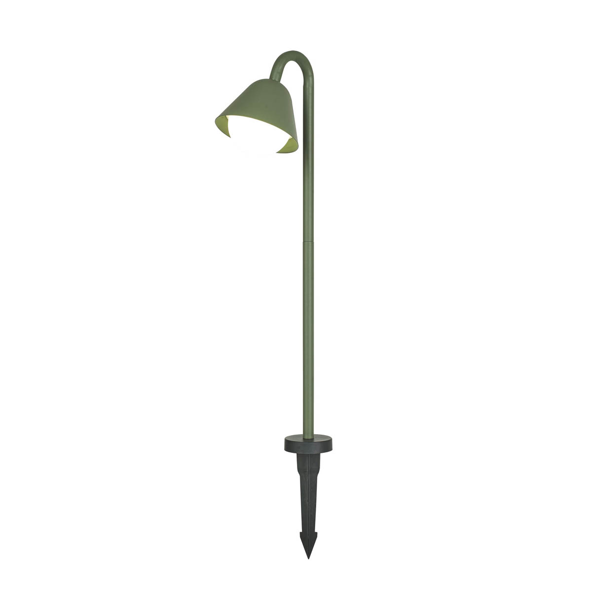 Outdoor Stake Post Light Integrated LED Metal Green Weather Resistant (D)120mm - Image 5