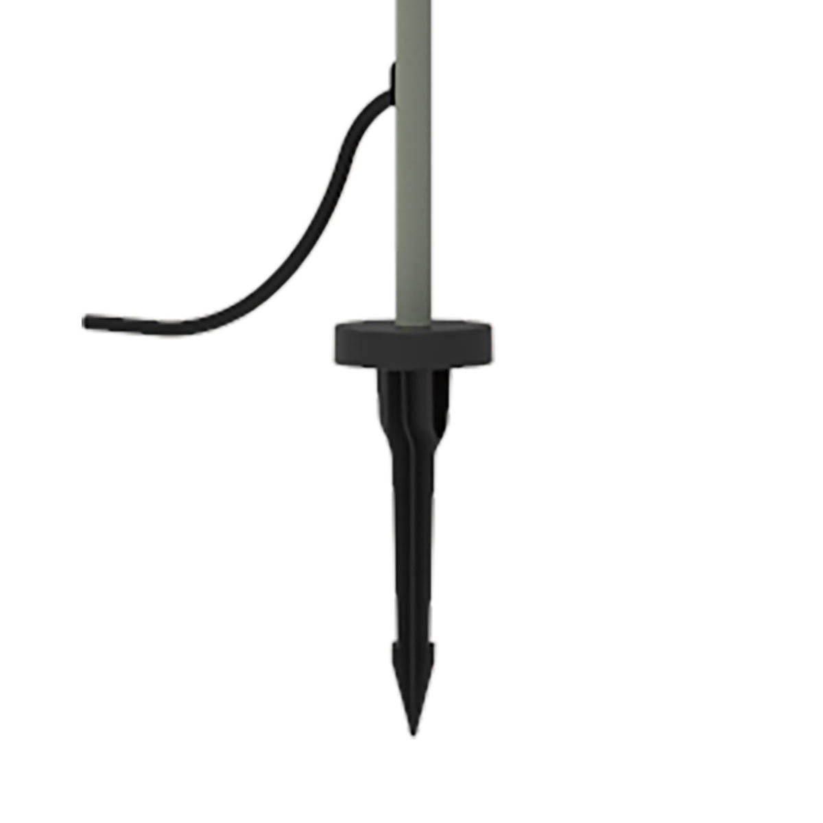 Outdoor Stake Post Light Integrated LED Metal Green Weather Resistant (D)120mm - Image 9