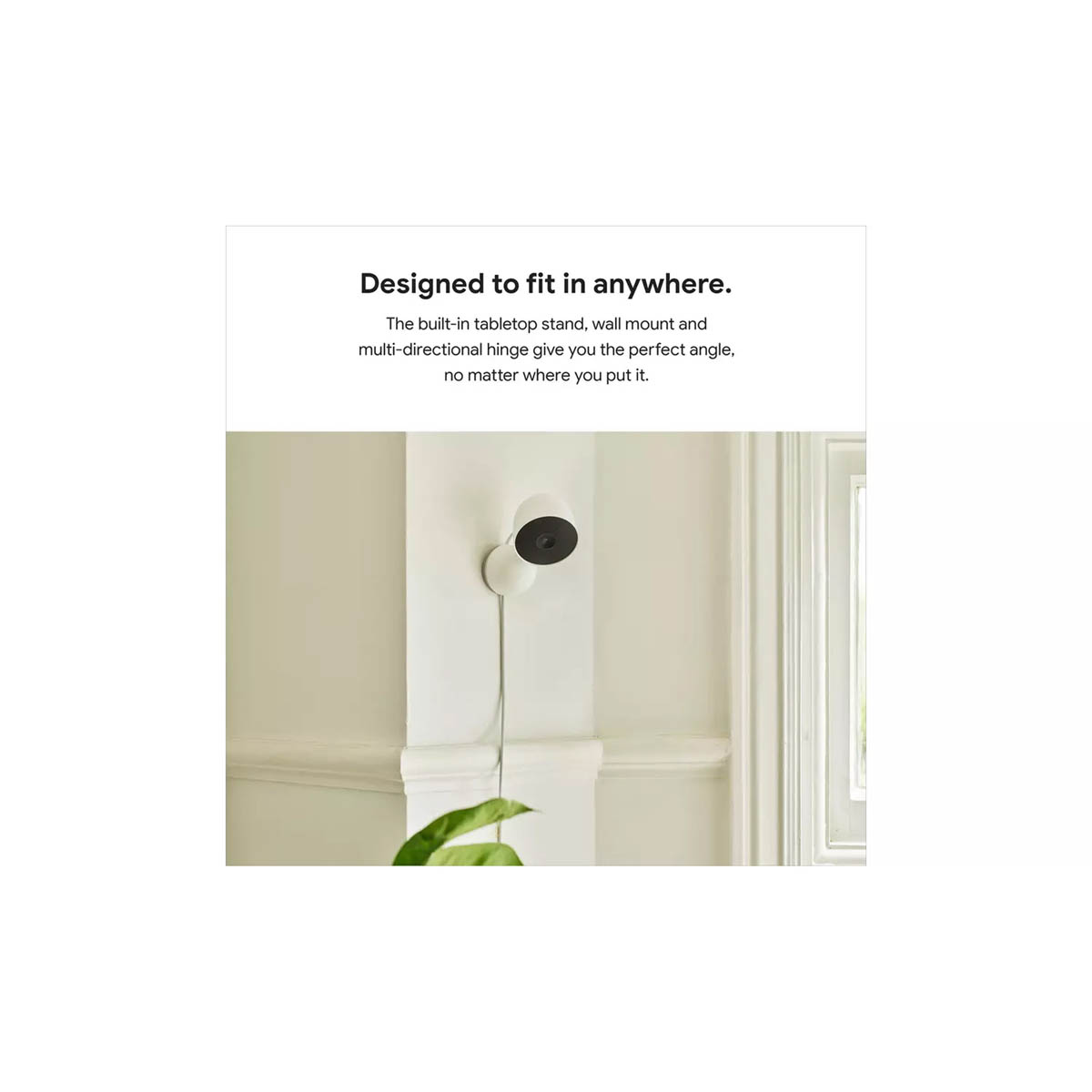 Google Nest Indoor Security Camera Home Wired Full HD CCTV Night Vision Compact - Image 7
