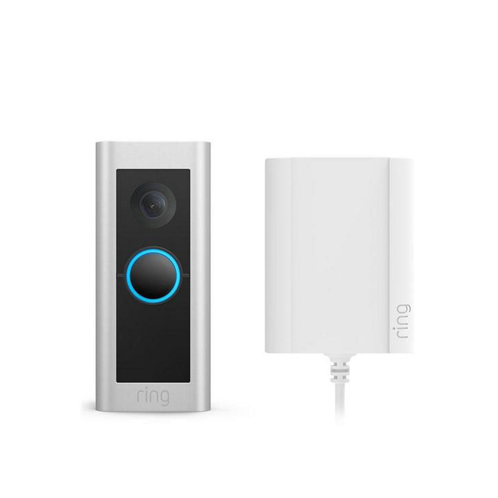 Ring Doorbell Pro 2 Video Motion detection Camera Plug-In Adapter Wi-Fi - Image 1
