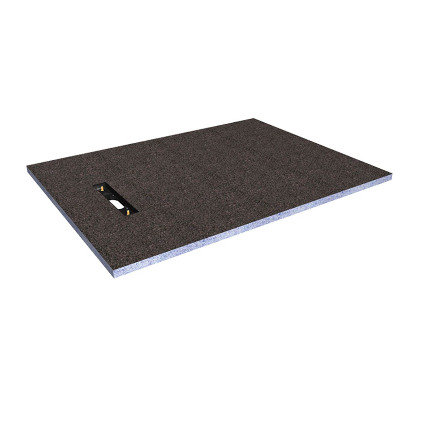 Aquadry Shower Tray End Drain Rectangular Wet Room (L)1200 (W)900 (H) 30mm - Image 1