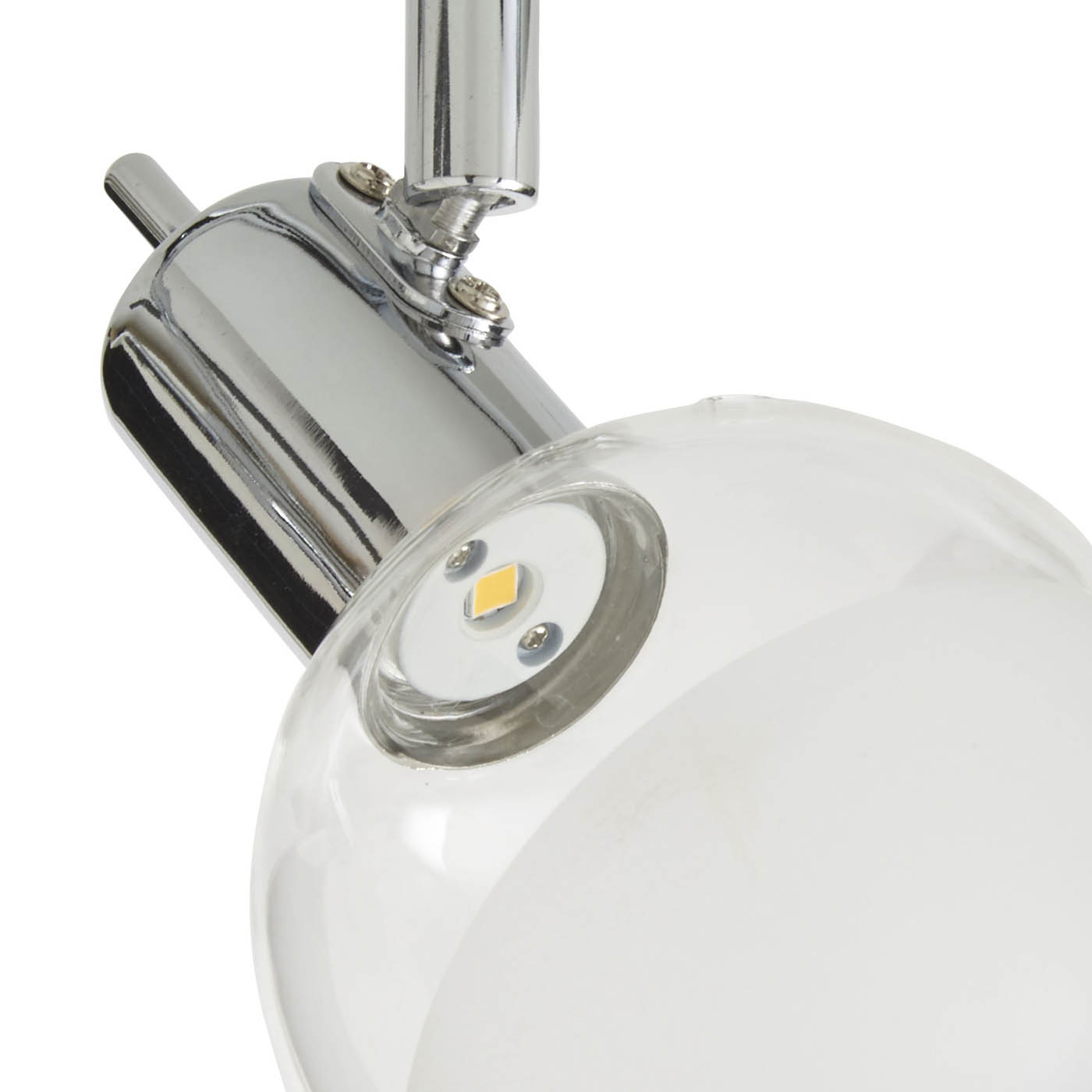 LED Spotlight Bar Ceiling Light 4 Way Chrome Warm White 500lm Kitchen Dining - Image 3