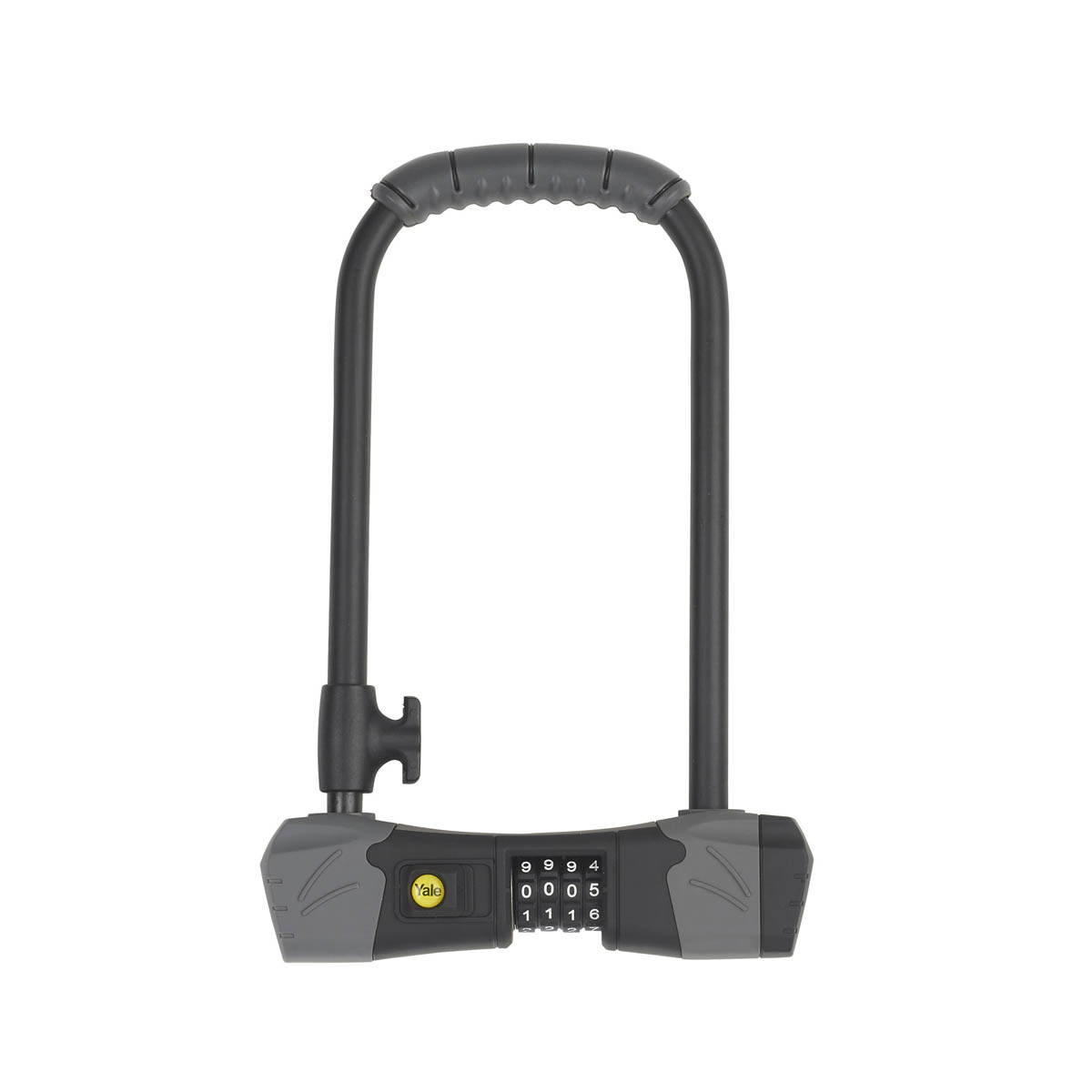 Yale Bike D-Lock Combination 4 Digits Security Black Hardened Steel (W)36mm - Image 1