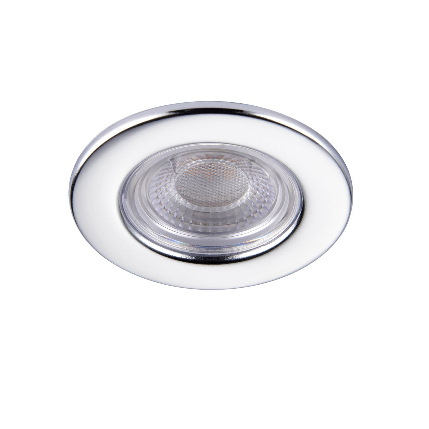 Drexler LED Downlighter Chrome Effect Fixed Fire-Rated Neutral White Pack of 10 - Image 3