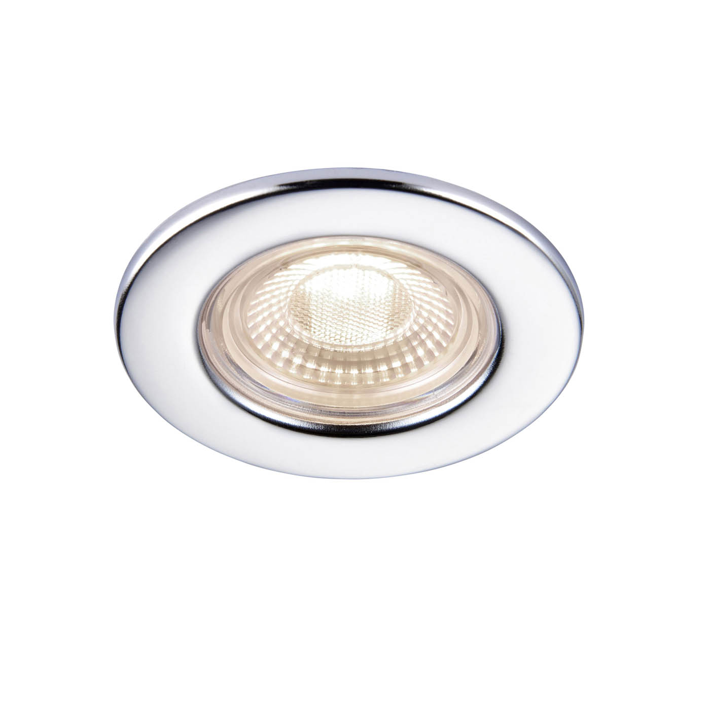 Drexler LED Downlighter Chrome Effect Fixed Fire-Rated Neutral White Pack of 10 - Image 4