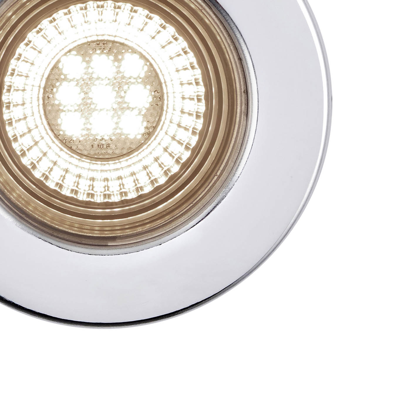 Drexler LED Downlighter Chrome Effect Fixed Fire-Rated Neutral White Pack of 10 - Image 5