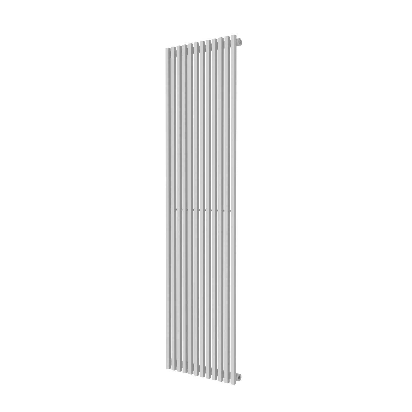 Bathroom Designer Radiator White Vertical 3690BTU Modern (W)480mm x (H)1800mm - Image 1
