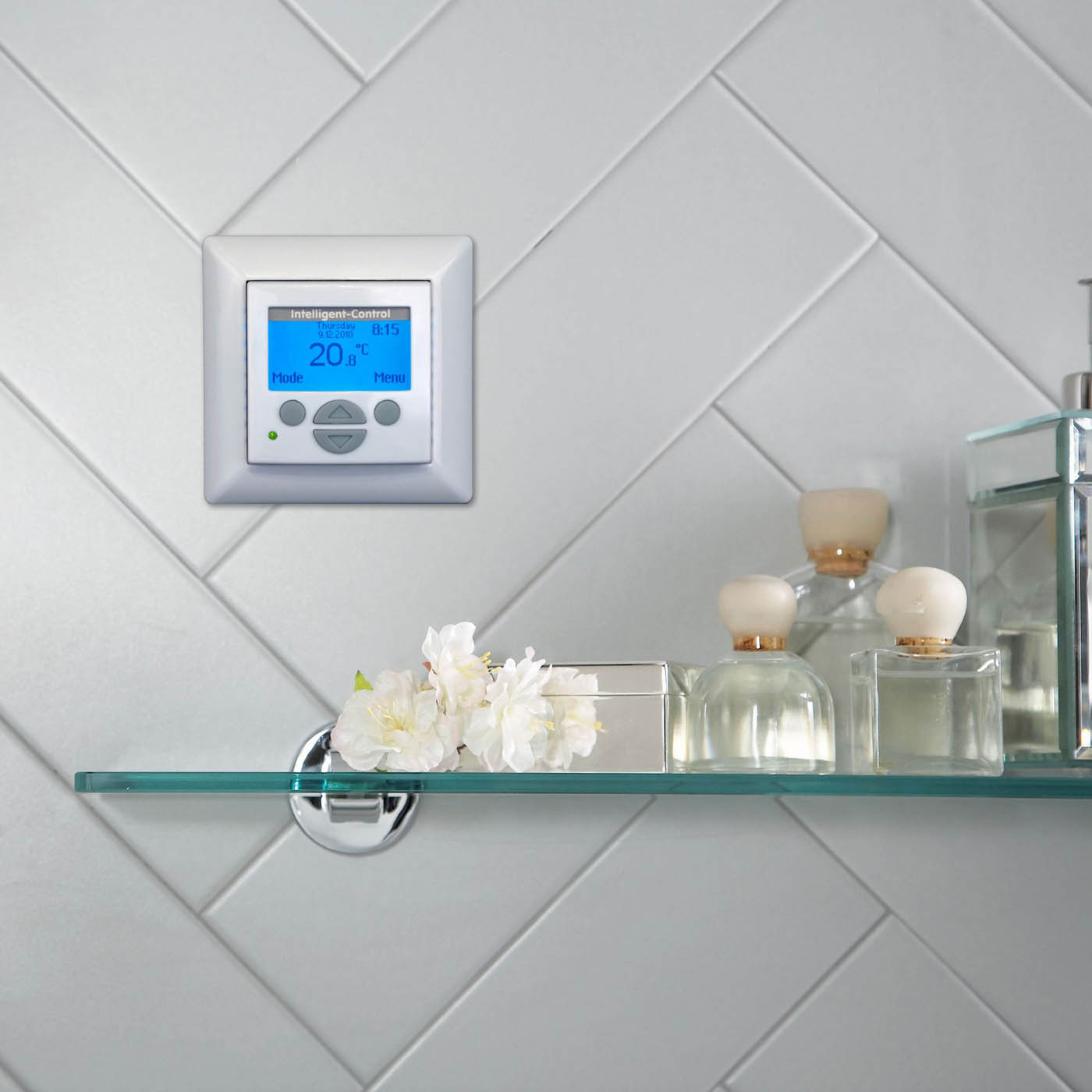 Klima Thermostat 825502 All Boilers White LCD Display Programmable Compact - Image 2