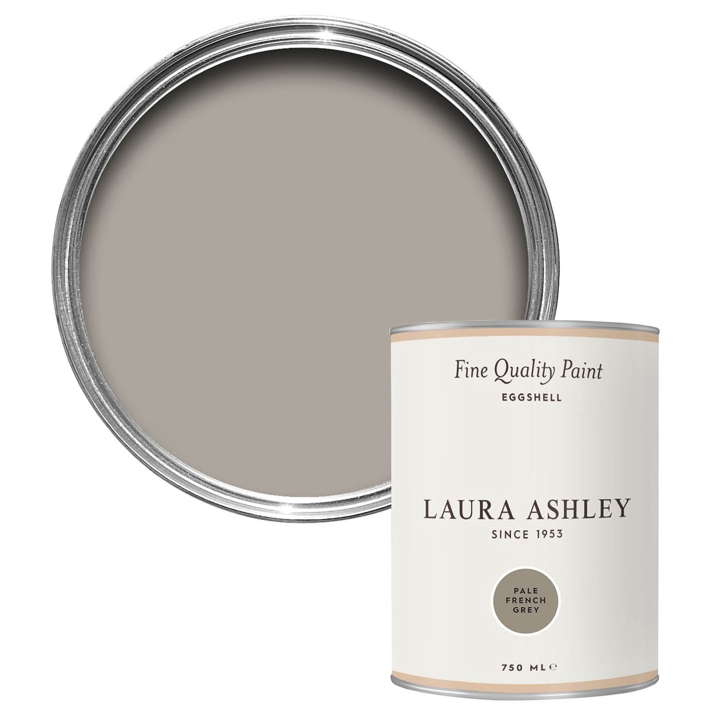 Laura Ashley Emulsion Paint Pale French Grey Wall Ceiling Washable 750ml - Image 1