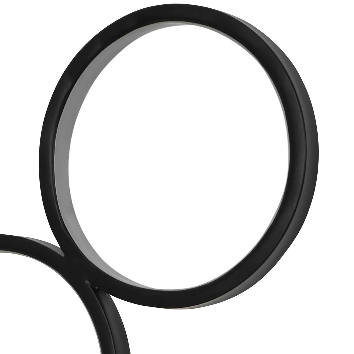 LED Table lamp Round Circular Matt Black Modern Warm White Livingroom 800lm - Image 4