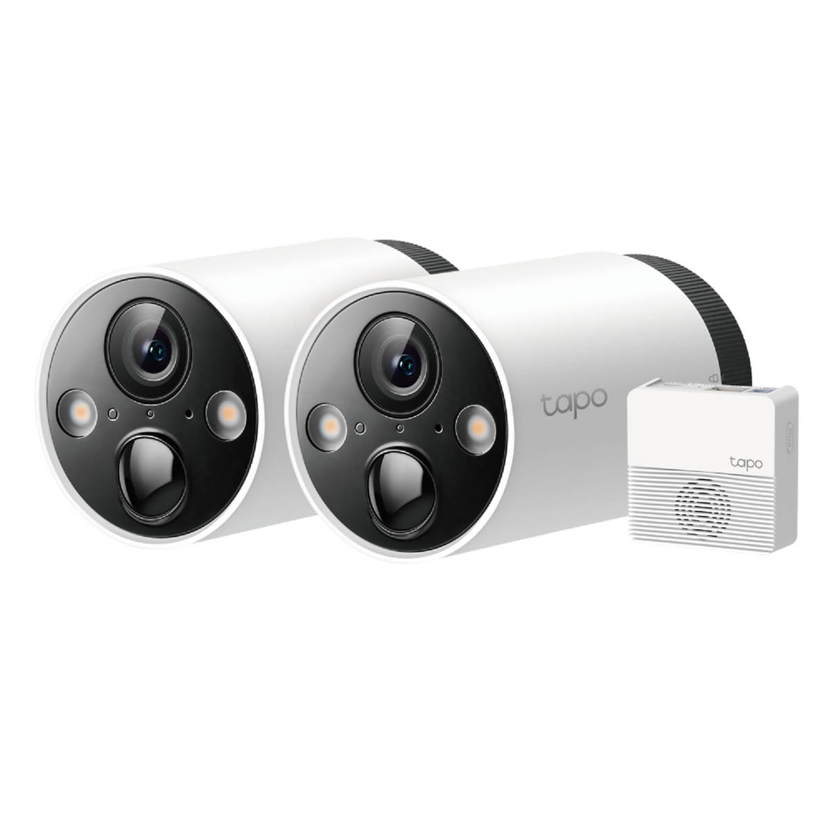 Tapo Camera Indoor Outdoor 2K QHD Smart Wireless White Home Security 2 Pack - Image 1