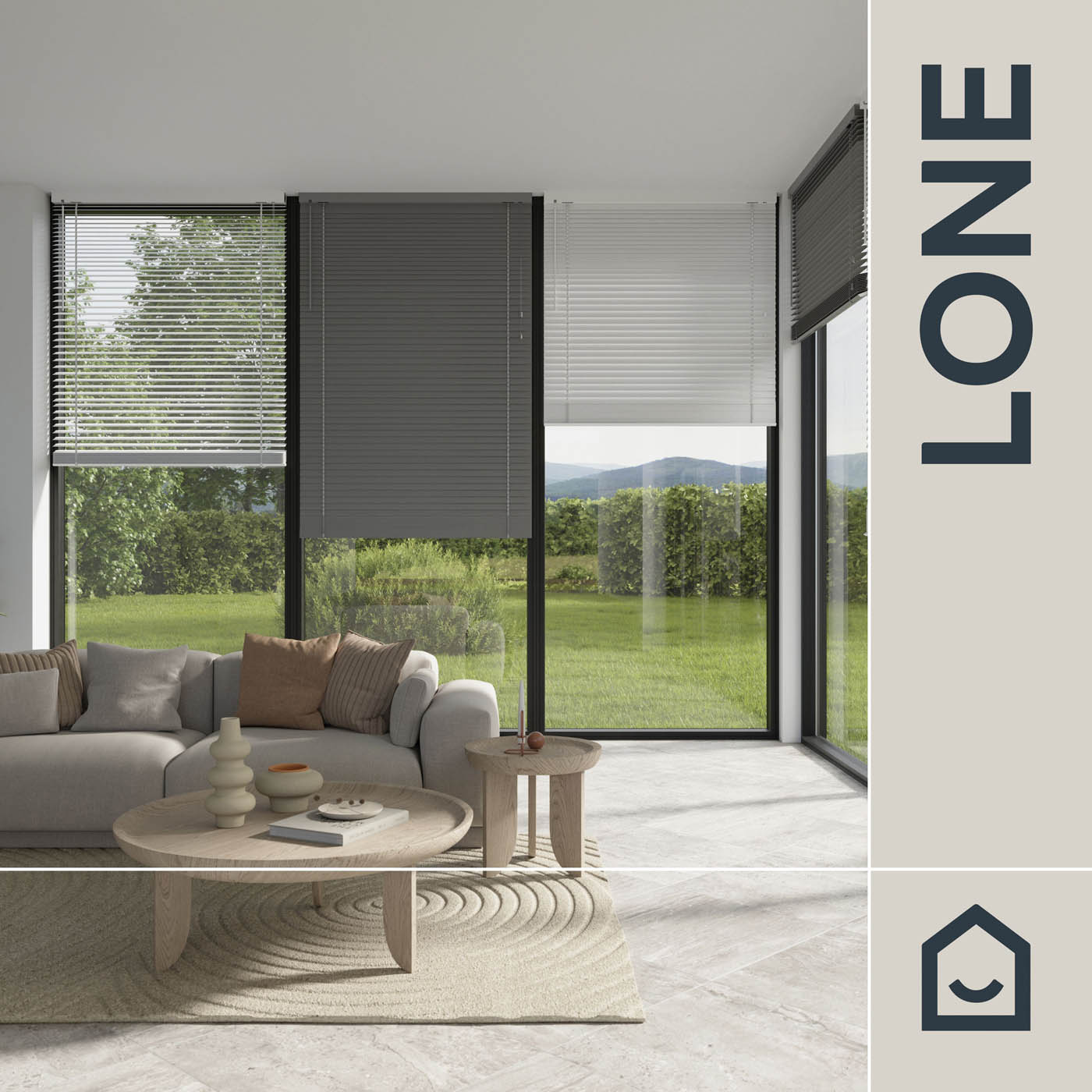 Venetian Window Blinds Grey PVC Home Living Room Bathroom Modern 160x180cm - Image 2