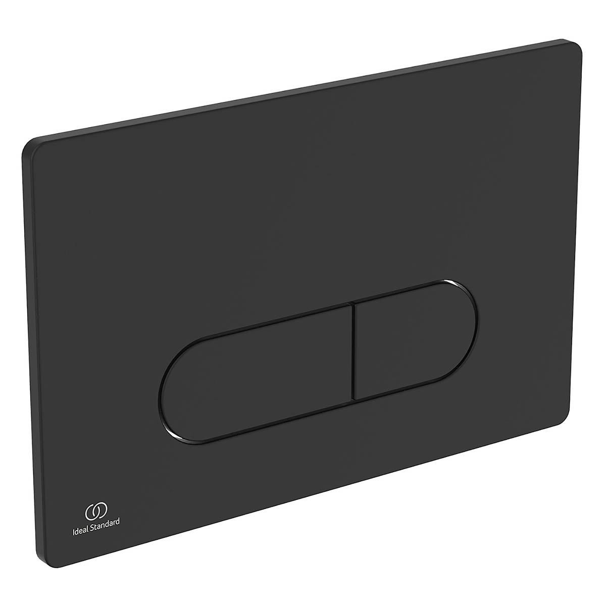Ideal Standard Toilet Dual Flush Plate Wall-Mounted Black (H)154 (W)234mm - Image 1