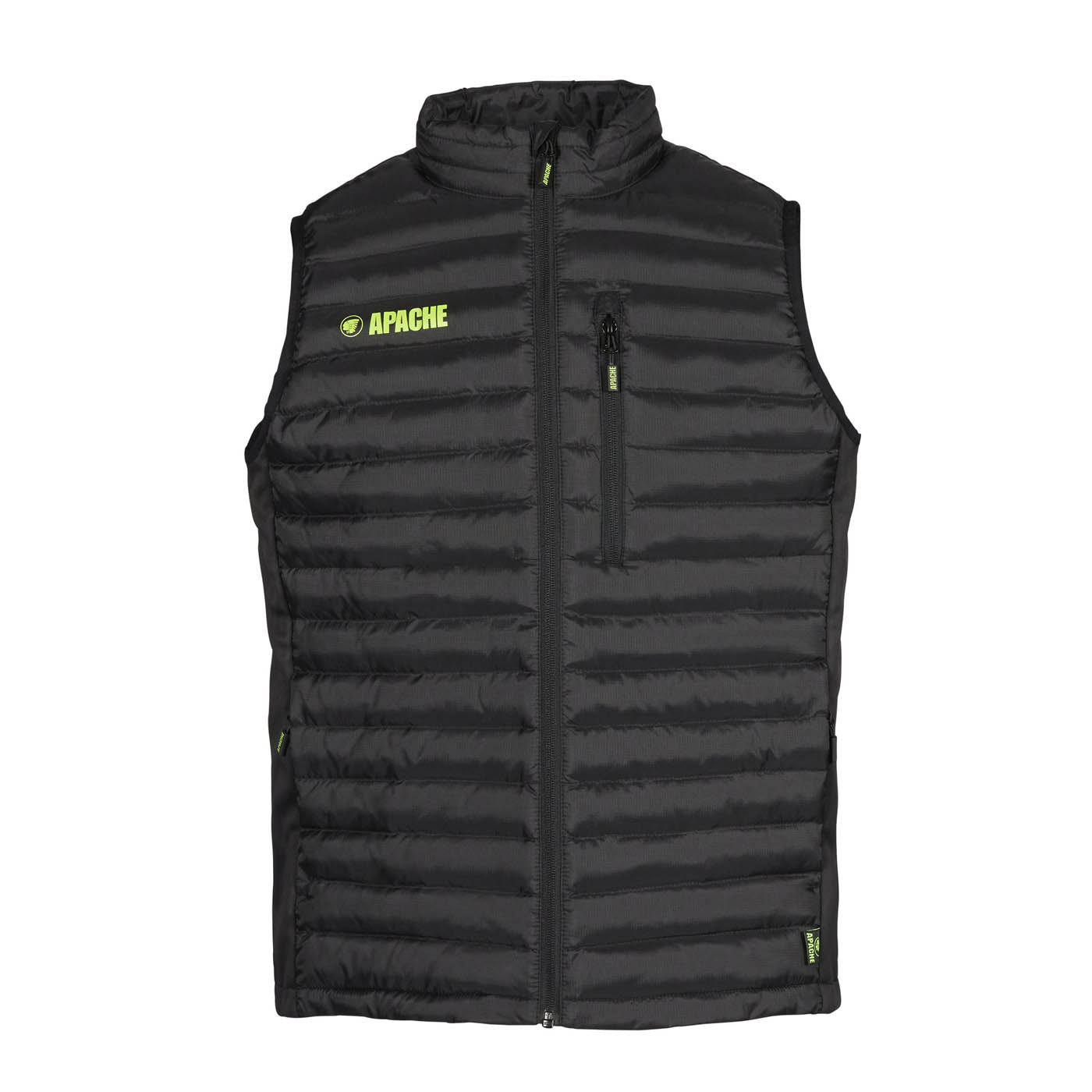 Apache Work Bodywarmer Mens Black Gilet Sleeveless Lightweight Size Large - Image 3