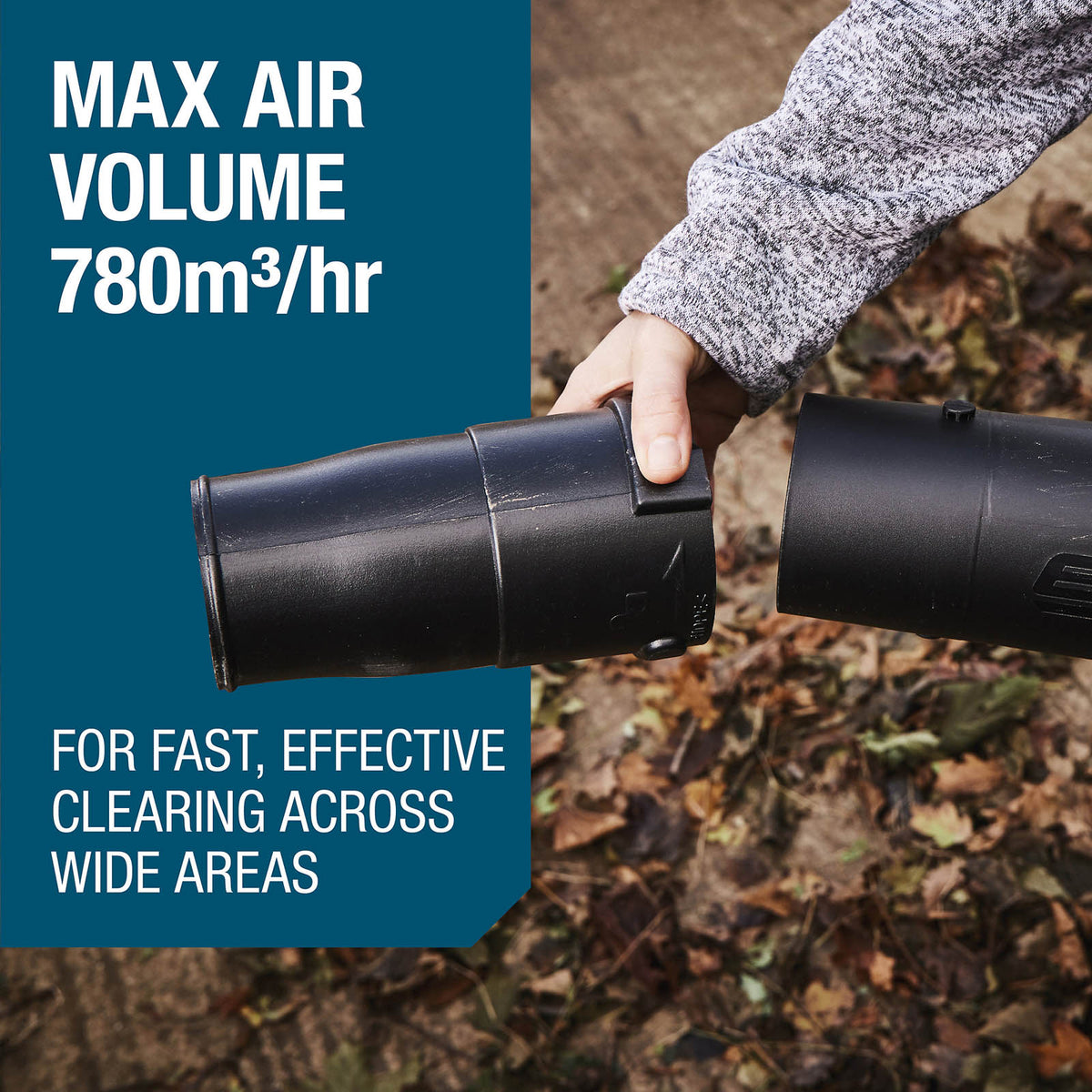 Erbauer Garden Leaf Blower Cordless 18V Li-Ion ERI1025GBL Dust Cleaner Body Only - Image 5