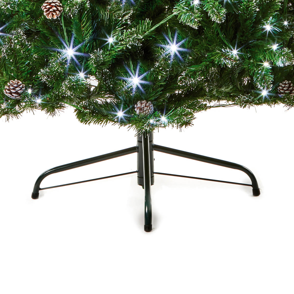 Christmas Tree Artificial Green Pre-lit Colour Changing LED Indoor Durable 6ft - Image 6