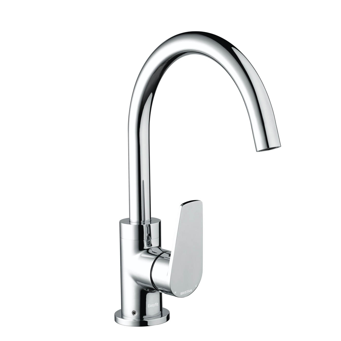 Bristan Kitchen Sink Tap Monobloc Mixer Chrome Single Lever Swivel Spout Faucet - Image 1