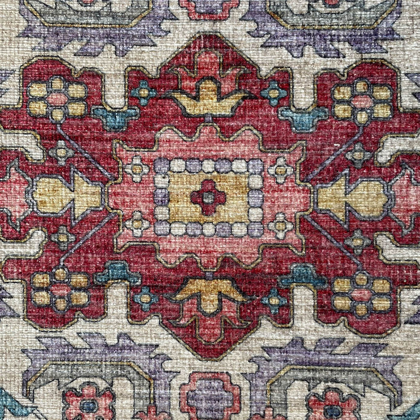 Medium Rug Multicoloured Chenille Woven Effect Traditional (L)170cm x (W)120cm - Image 4
