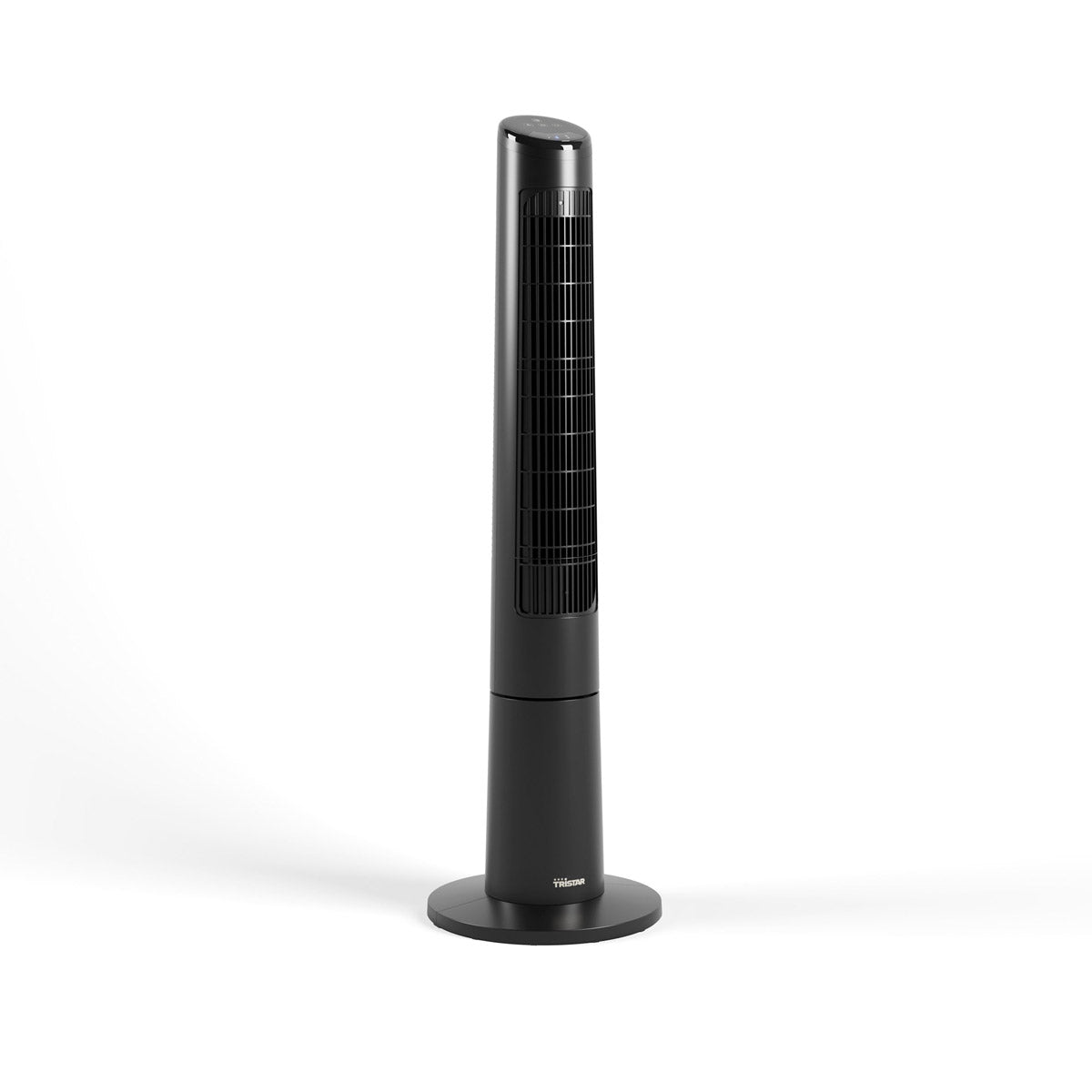 Tower Fan 3 Speed Cooling Plastic Black Quite Oscillating Compact Modern - Image 3