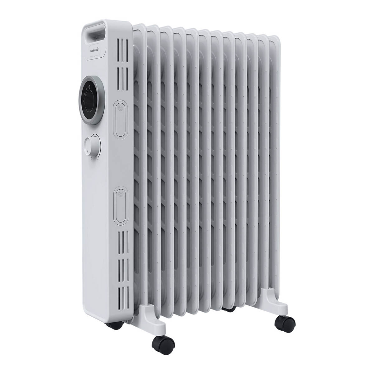 Oil Filled Radiator Electric Heater White Adjustable Thermostat Portable 2500W - Image 6