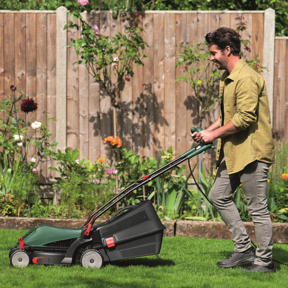 Bosch Lawnmower Electric UniversalRotak37-570 Rotary 40L Garden Grass Cutter - Image 2