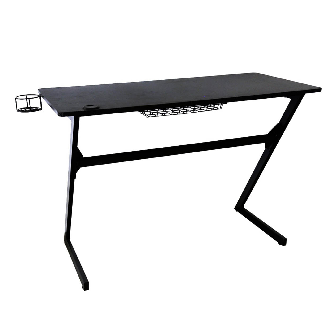 Thunya Matt black Gaming desk (H)75cm (W)127cm (D)50.5cm - Image 4