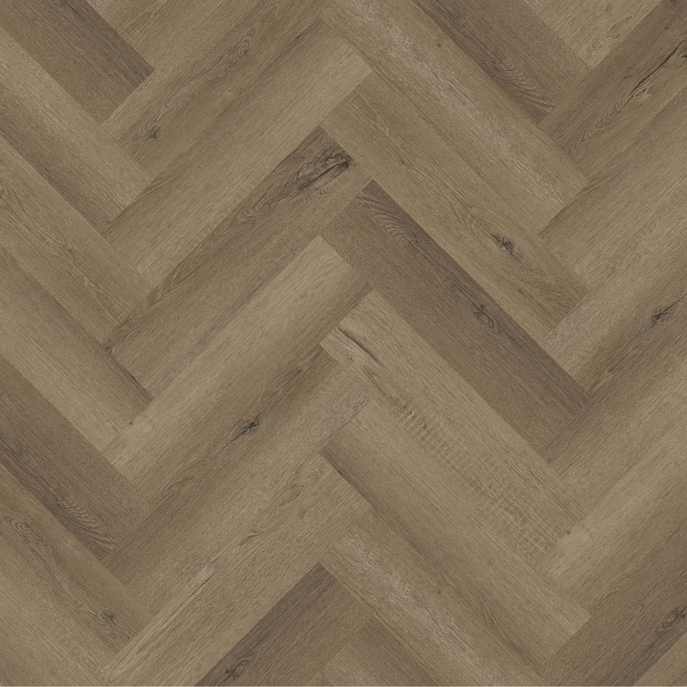 Vinyl Click Plank Flooring Mid Brown Oak Effect Waterproof Heavy Duty 1.95m² - Image 4