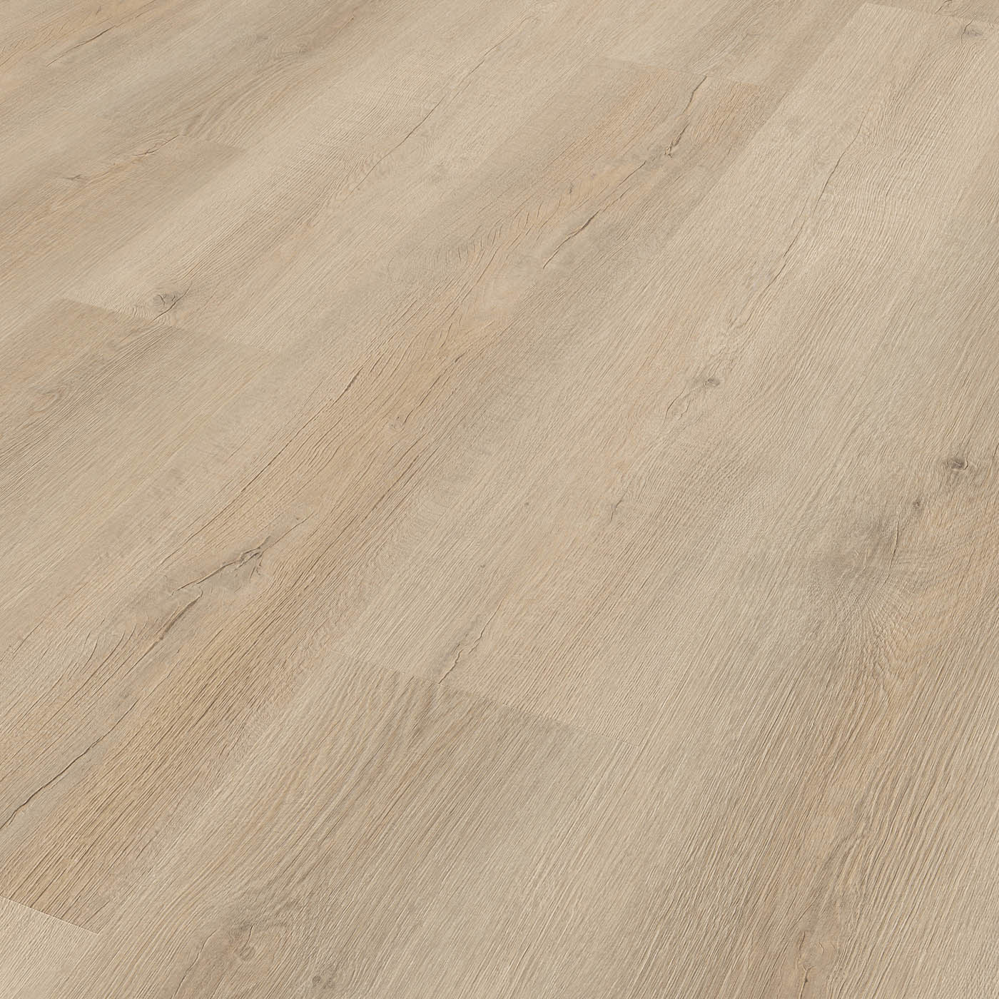Vinyl Click Planks Beige Taupe Matt Light Oak Effect Embossed Waterproof 3.2m² - Image 1
