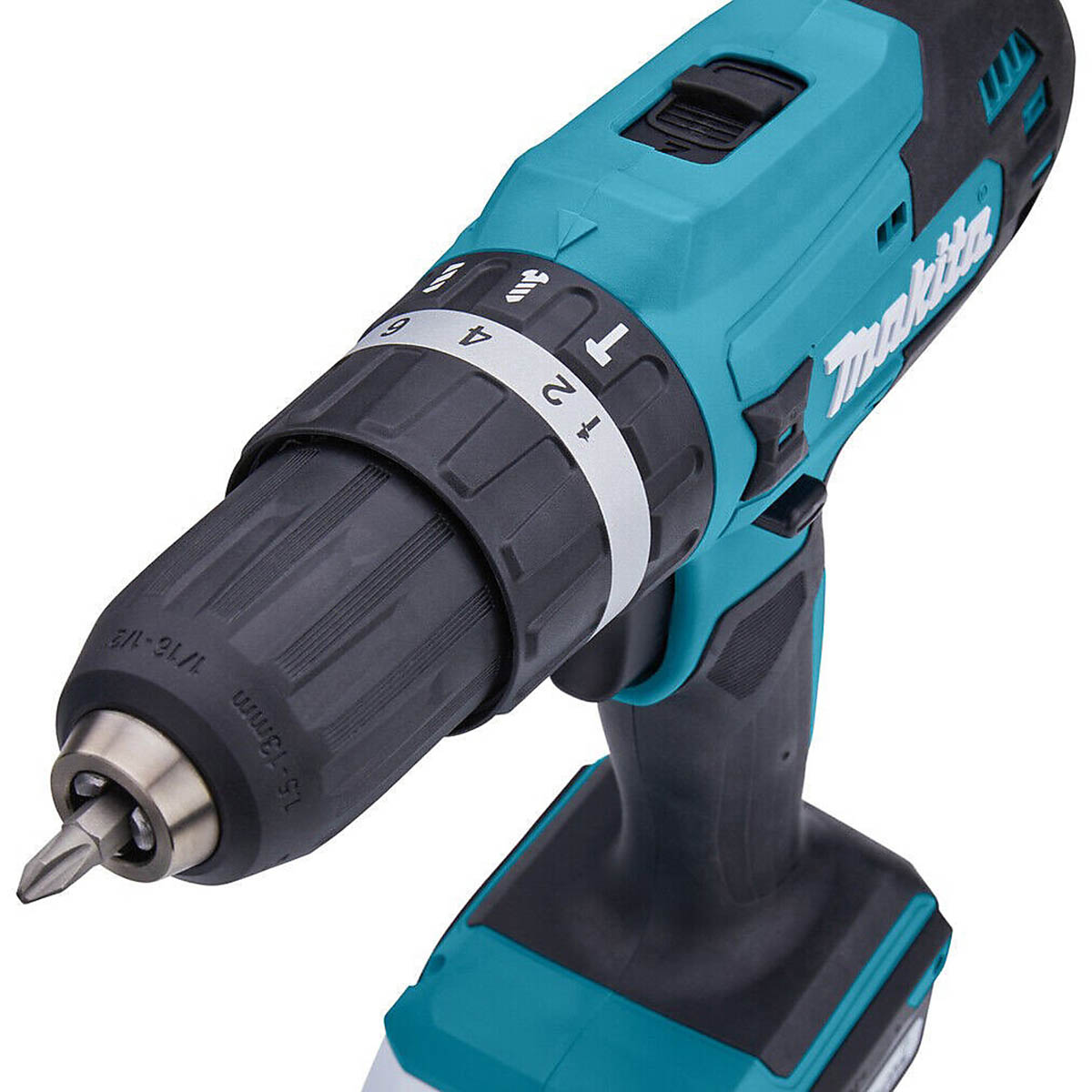 Makita Combi Hammer Drill Cordless 18V Li-Ion HP488D Compact Ergonomic Body Only - Image 5