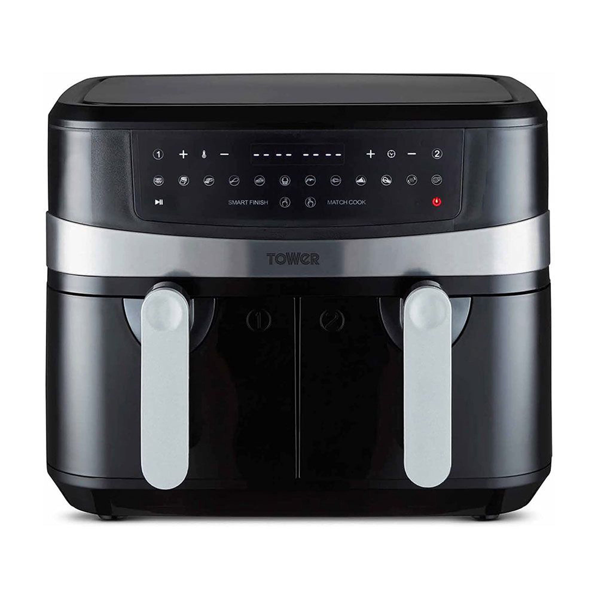 Tower Air Fryer 9L T17088 Dual Basket Touch Control Digital Smart Finish - Image 1