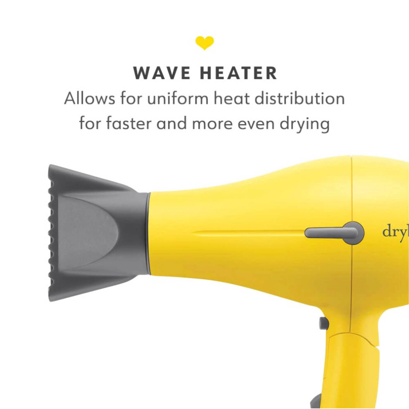 Drybar Travel Blow Dryer Baby Buttercup Ionic Technology For All Hair Types - Image 4