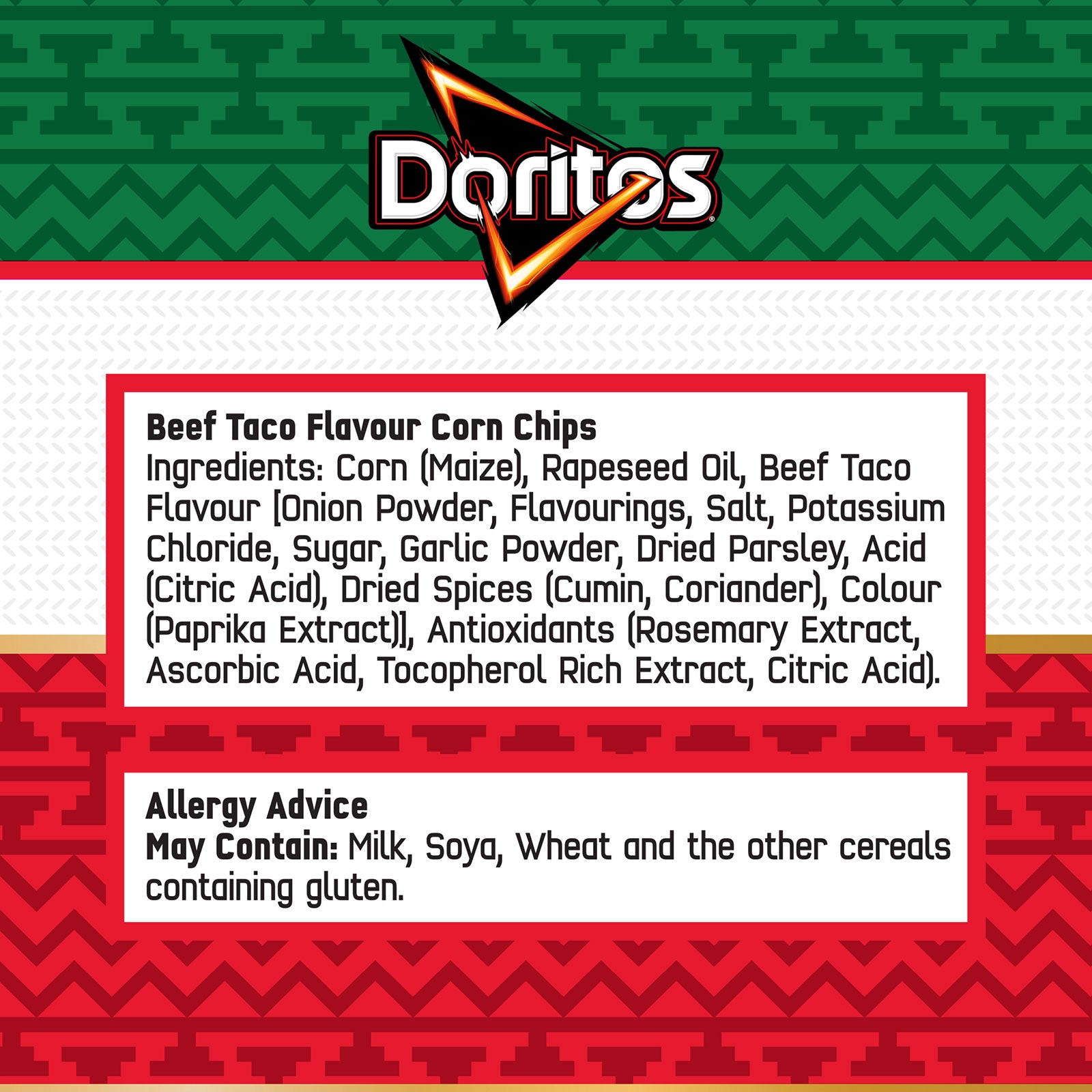 Doritos Tortilla Crisps Mexican Beef Taco Tortilla Sharing Snacks 12 x 180g - Image 6