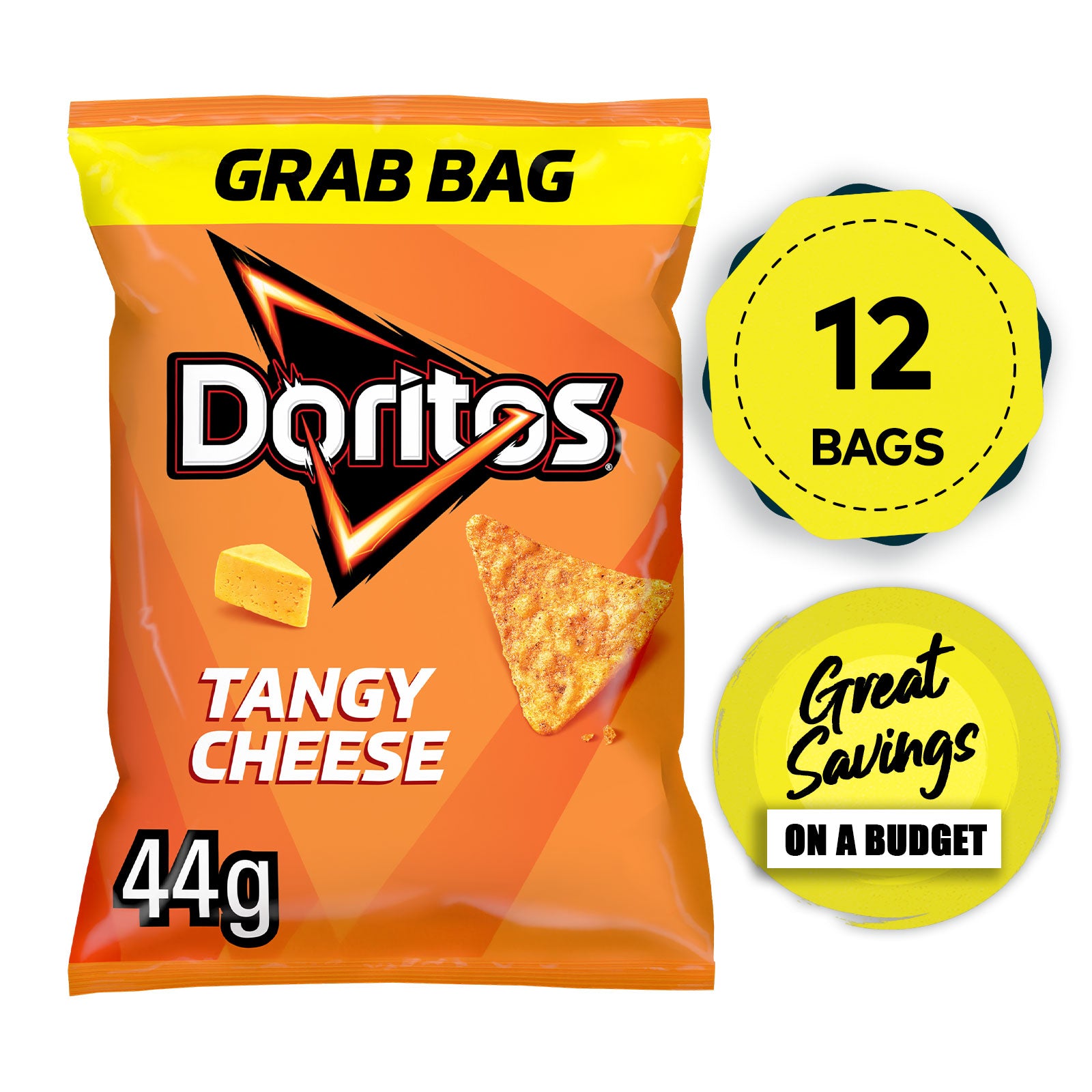 Doritos Tortilla Chips Tangy Cheese Chilli Heatwave Bundle 36 x 44g - Image 2