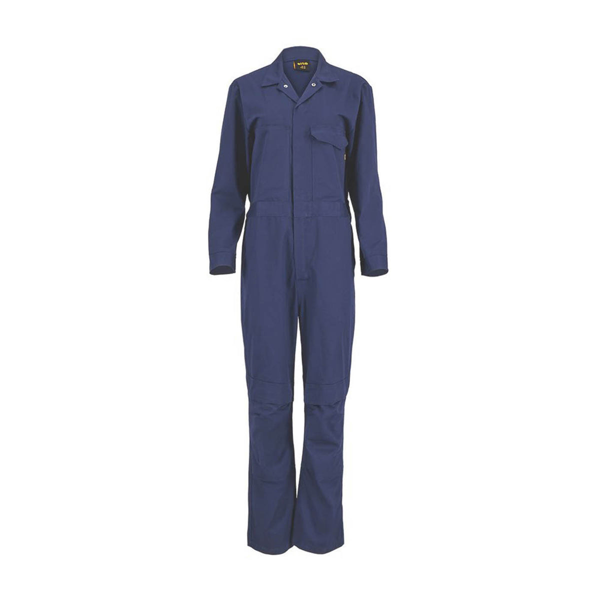 Site Womens Coveralls Blue 5 Pockets Stretch Comfortable Size 14 28" L - Image 1