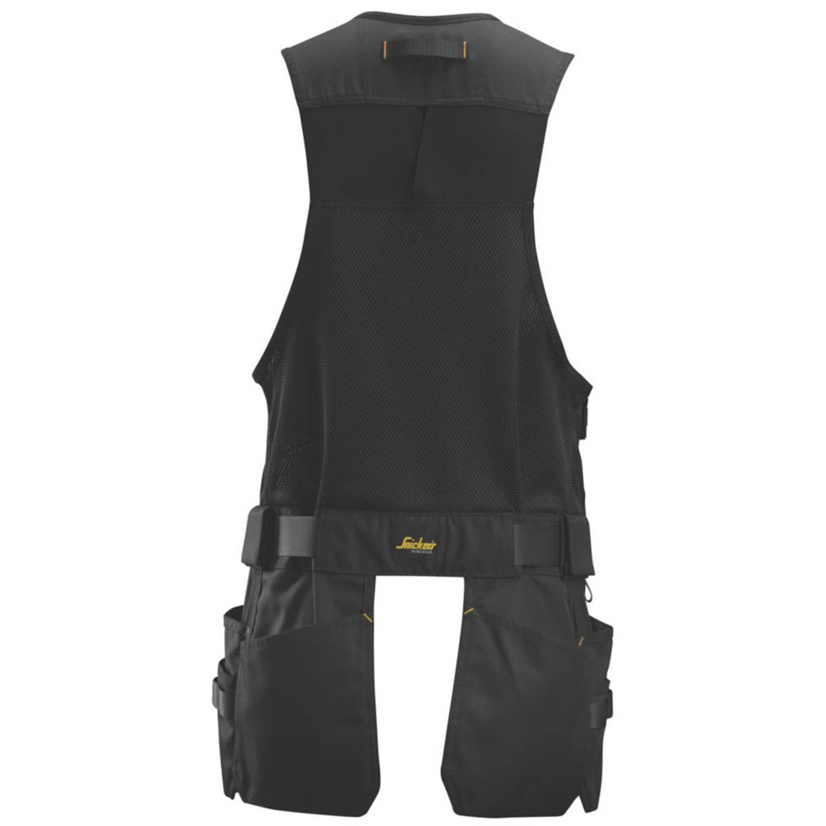 Snickers Mens Tool Vest Black AllroundWork Multi Pockets Zip Large 43" Chest - Image 2