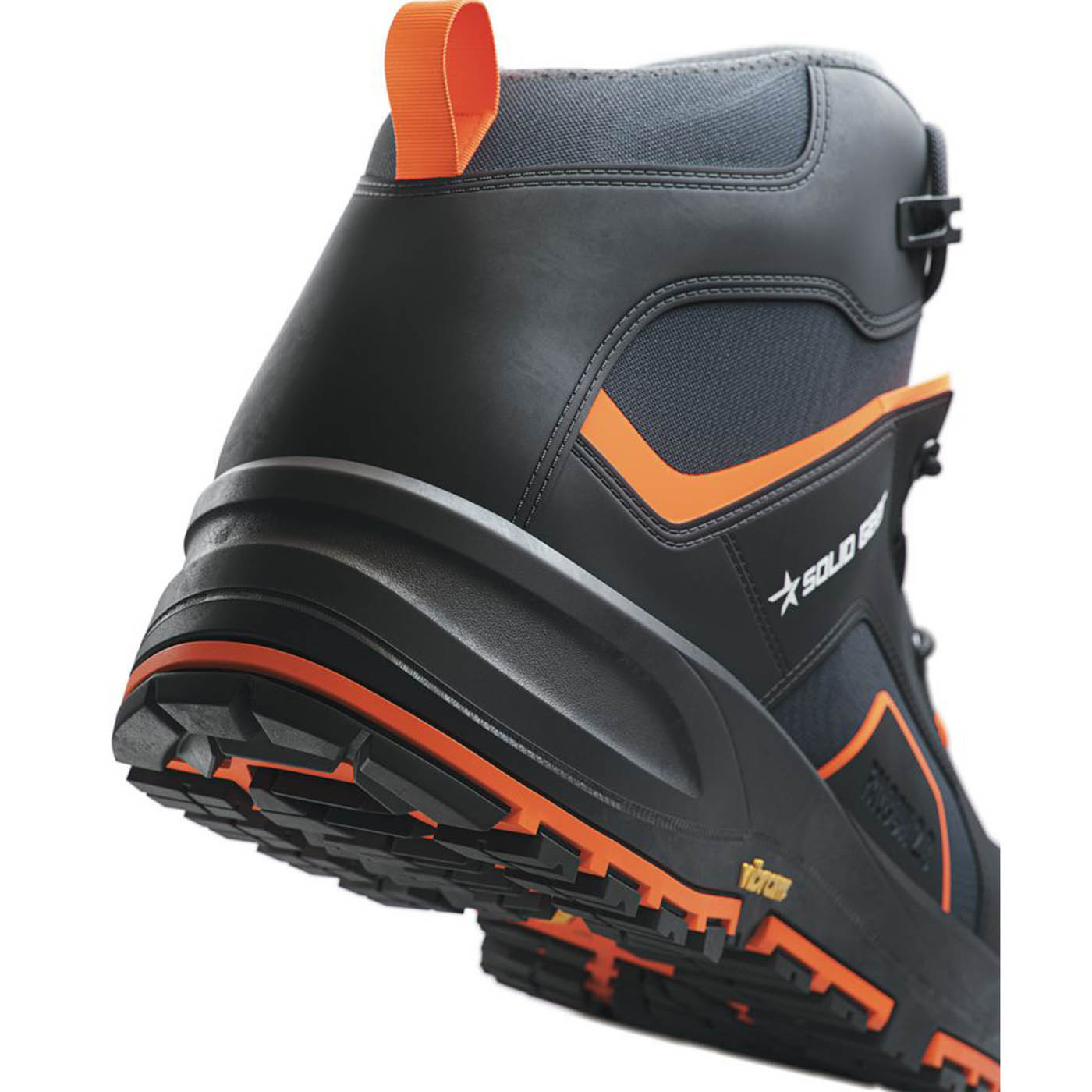 Solid Gear Safety Boots Mens Standard Fit Black Shoes Fibreglass Toe Size 12 - Image 3