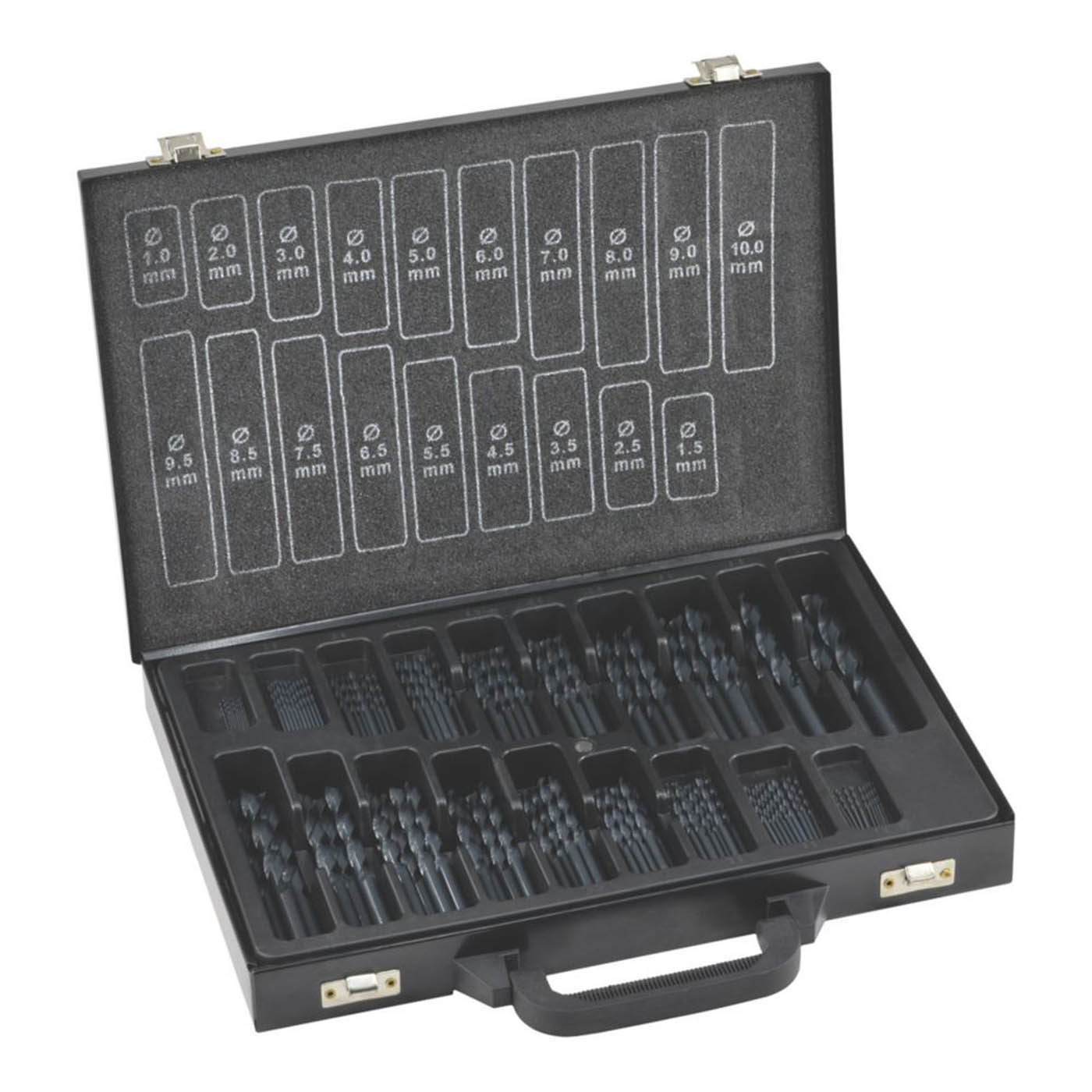 Titan Straight Shank Metal Drill Bit Set 170 Pieces - Image 1