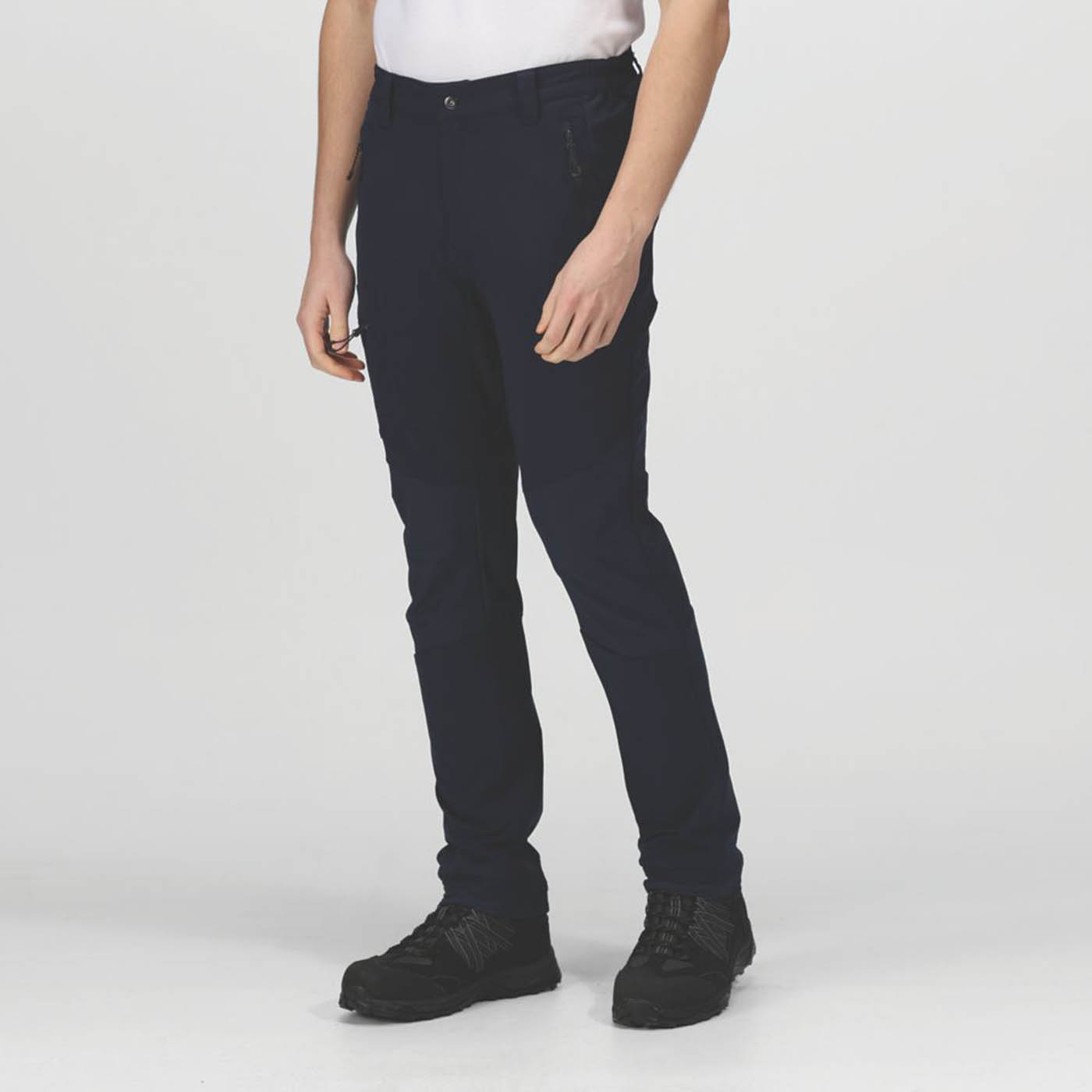 Regatta Work Trousers Mens Prolite Stretch Classic Fit Navy Pockets 30W 31L - Image 3